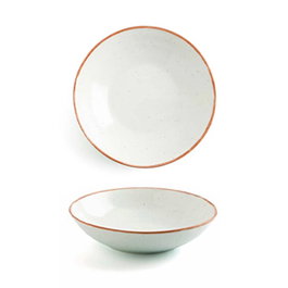 Ariane Terra Arena Plato Hondo Coupe 21 cm - Vajilla Vitro Porcelana, Diámetro 21 cm (Set de 6)