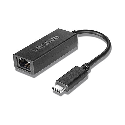 Lenovo Adaptador de red USB-C a Ethernet RJ-45 Negro 4X90S91831 Lenovo Adaptador de red USB-C a Ethernet RJ-45 Negro 4X90S91831