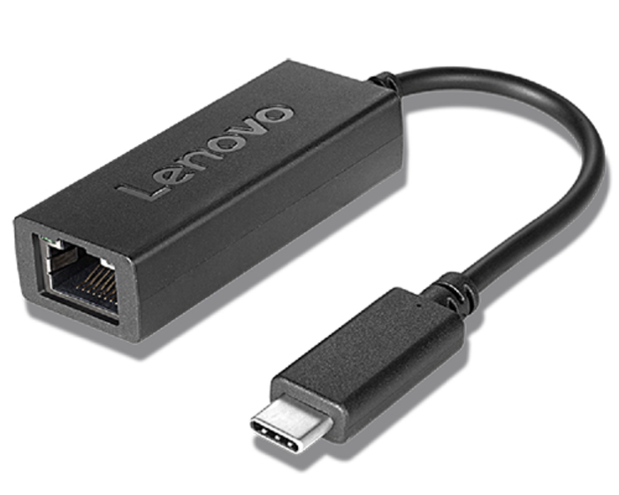Lenovo Adaptador de red USB-C a Ethernet RJ-45 Negro 4X90S91831 Lenovo Adaptador de red USB-C a Ethernet RJ-45 Negro 4X90S91831