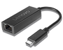 Lenovo Adaptador de red USB-C a Ethernet RJ-45 Negro 4X90S91831