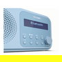 Sharp DR-P420(BL) Radio Portátil Digital con DAB/DAB+/FM, Bluetooth 5.0, Pantalla LCD, Alarma, USB, 16h Autonomía, Color Azul