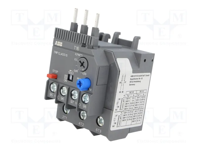 ABB Relé térmico AF 0,55-0,74A ABB Relé térmico AF 0,55-0,74A