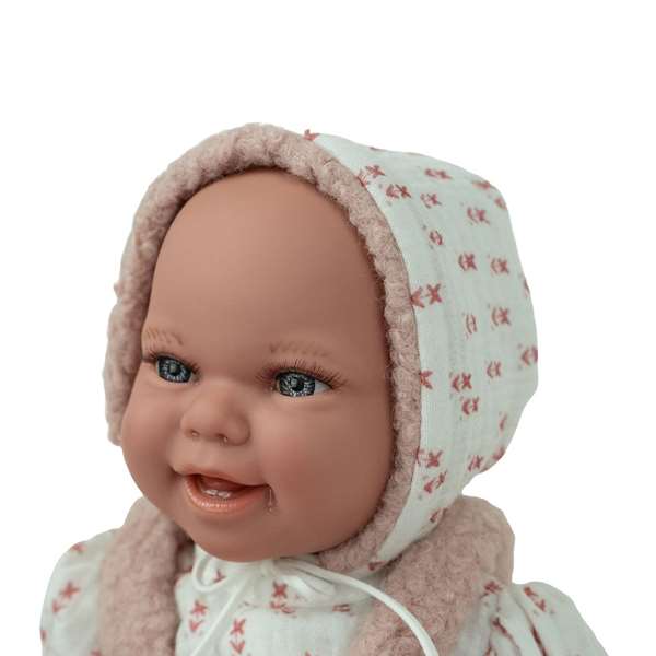 Muñecas Arias - Muñeca Elegance Babyto Rosa 35 cm con Manta, Muñeco de Peso (en Español)