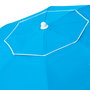 Aktive Sombrilla de playa antiviento de 220 cm azul