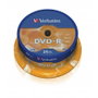 Verbatim DVD-R 4,7 GB 16x Tarrina de 25 unidades Plata mate
