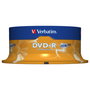 Verbatim DVD-R 4,7 GB 16x Tarrina de 25 unidades Plata mate
