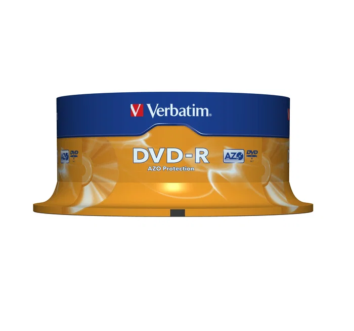 Verbatim DVD-R 4,7 GB 16x (25 unidades, Plata mate)