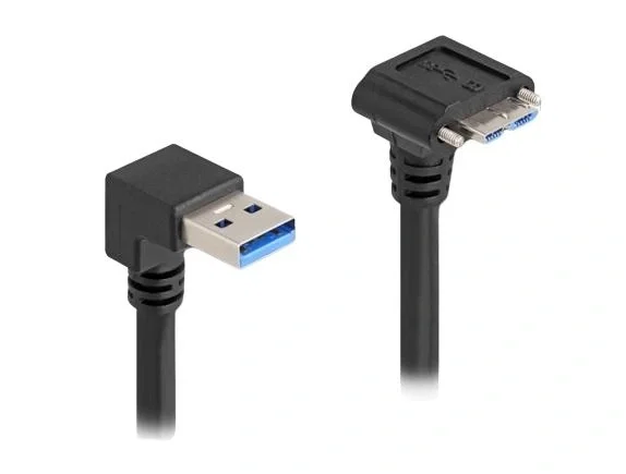 DeLOCK Cable USB 5 Gbps USB Tipo-A a USB Micro-B 90° hacia abajo 1 m Negro DeLOCK Cable USB 5 Gbps USB Tipo-A a USB Micro-B 90° hacia abajo 1 m Negro
