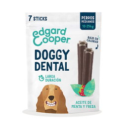 EDGAR COOPER Ec Doggy Dental Fresa/Menta Medium 8x160g (10-20kg)