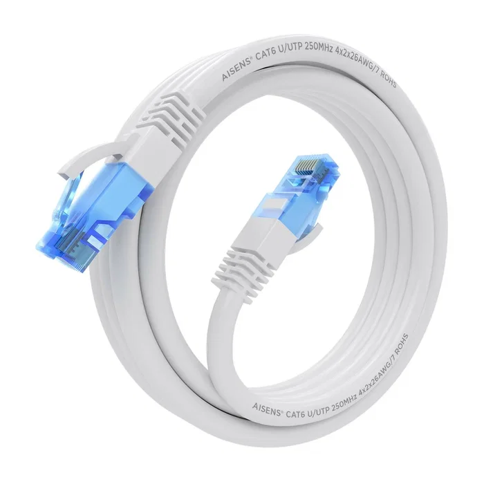 Aisens Cable de Red RJ45 Cat.6 UTP AWG26 CCA 3m Blanco Aisens Cable de Red RJ45 Cat.6 UTP AWG26 CCA 3m Blanco