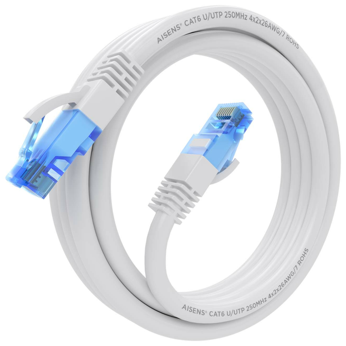 Aisens Cable de Red RJ45 Cat.6 UTP AWG26 CCA 3m Blanco Aisens Cable de Red RJ45 Cat.6 UTP AWG26 CCA 3m Blanco