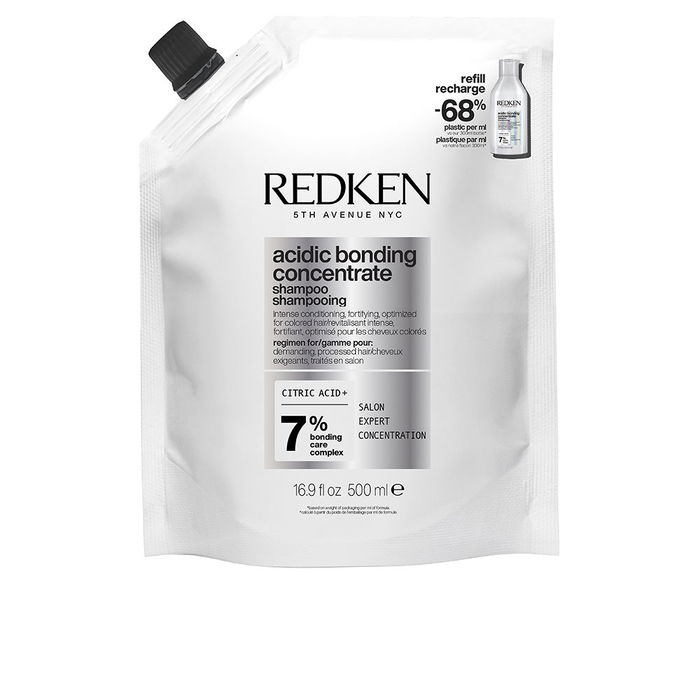 Redken Acidic Bonding Concentrate Champú Profesional Sin Sulfatos para Cabello Dañado Recarga 500 ml Redken Acidic Bonding Concentrate Champú Profesional Sin Sulfatos para Cabello Dañado Recarga 500 ml