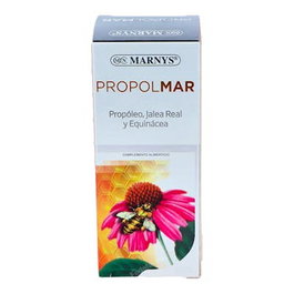 MARNYS Propolmar Jarabe con Propóleo, Miel, Equinácea, Jalea Real, Vitamina C y Zinc para el Sistema Inmunitario 125 ml