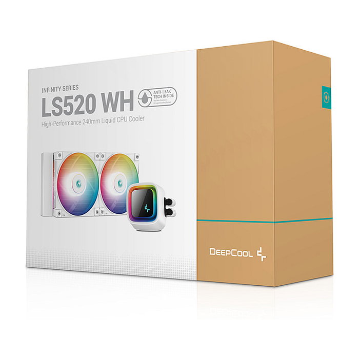 DeepCool LS520 WH Sistema de refrigeración líquida 240mm Blanco