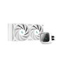 DeepCool LS520 Kit de Refrigeración Líquida para CPU, Radiador de 240 mm, Ventiladores A-RGB FC120 PWM, Bomba de 4ª Gen, Compatible con Intel y AMD (Blanco)