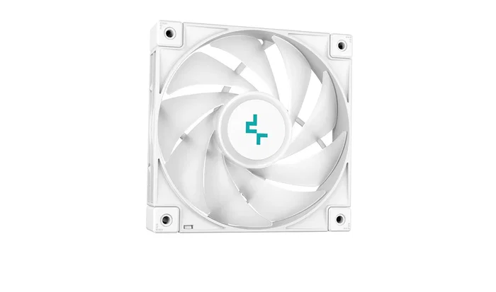 DeepCool LS520 WH Sistema de refrigeración líquida CPU AIO, Radiador 240mm, 2 Ventiladores RGB de 120mm, Blanco, Compatible con Intel LGA1700/1200 y AMD AM5/AM4, R-LS520-WHAMNT-G-1