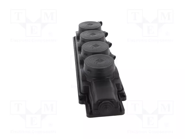 PAWBOL Tomacorriente de alimentación AC 2P+PE 16A 250VAC Negro PAWBOL Tomacorriente de alimentación AC 2P+PE 16A 250VAC Negro