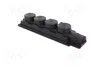 PAWBOL Tomacorriente de alimentación AC 2P+PE 16A 250VAC Negro