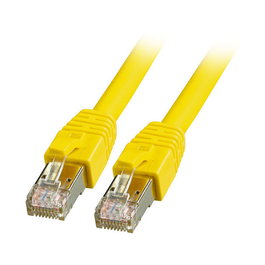 EFB Elektronik Patchkabel RJ45 Cat.8.1 S/FTP LSZH amarillo 1m