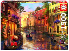 EDUCA BORRAS Atardecer en Venecia puzzle 1500 piezas