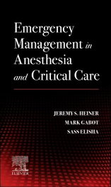 ELSEVIER UK Emergency management in anesthesia and critical care