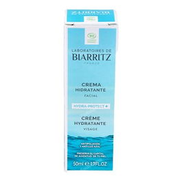 BIARRITZ Hydra Protect+ Crema Facial Hidratante 50Gr. 24h de hidratación intensa, protección integral para piel seca