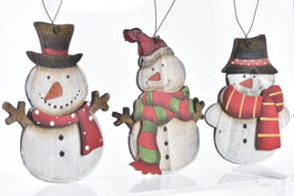 DKD Home Decor Decoración Colgante Navidad Tradicional Blanco Verde 12 x 63 x 30 cm Pack 48 Unidades