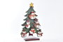 DKD Home Decor Decoración Colgante Navidad Tradicional Blanco Verde 12 x 63 x 30 cm Pack 48 Unidades