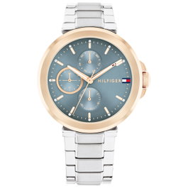 Tommy Hilfiger 1782754 Unisex con Caja Rosa y Correa Gris