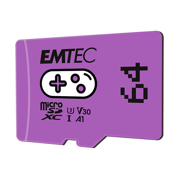 EMTEC Tarjeta MicroSDXC de 64 GB Púrpura