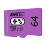 EMTEC Tarjeta MicroSDXC de 64 GB Púrpura