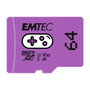 EMTEC Tarjeta MicroSDXC de 64 GB Púrpura