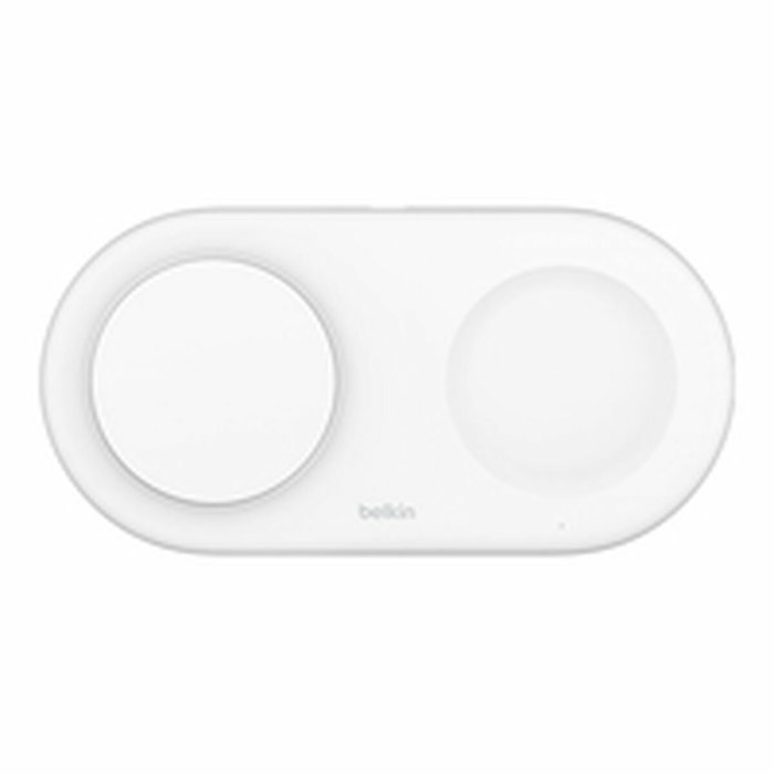 Belkin Boost Charge Pro 2 en 1 Qi2 con Imán de 15 W WIZ021VFWH Base de Carga Belkin Boost Charge Pro 2 en 1 Qi2 con Imán de 15 W WIZ021VFWH Base de Carga