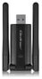 Qoltec 56987 Adaptador USB Dual Wi-Fi con antena 2 x 2dBi, Estándar AC, USB 3.0, 1200Mbps