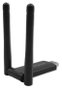 Qoltec 56987 Adaptador USB Dual Wi-Fi con antena 2 x 2dBi, Estándar AC, USB 3.0, 1200Mbps