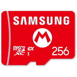 Samsung Tarjeta de Memoria Micro SD Express 256 GB para Nintendo Switch 2, Rojo