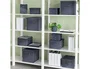 Leitz Caja de almacenaje de tela con tapa, 2 piezas, gris