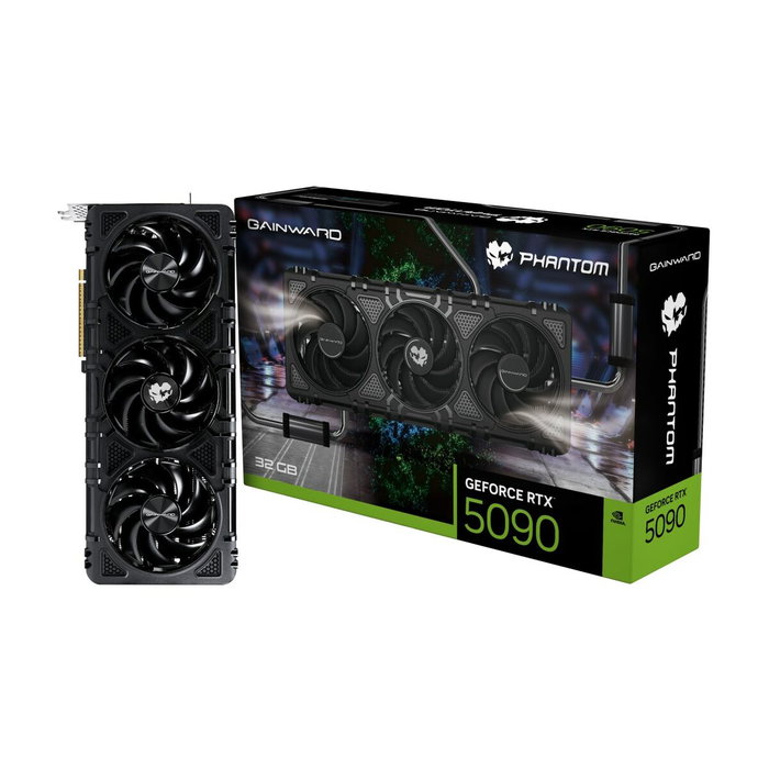 Gainward GeForce RTX 5090 Phantom 32GB GDDR7 512-bit 3 Ventiladores Tarjeta Gráfica