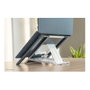 Newstar Soporte Articulado para Portátil y Tablet NSLS100, Ajustable 10-22 Pulgadas, Plegable, Hasta 5 KG, Plata, Aluminio