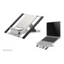 Newstar Soporte Articulado para Portátil y Tablet NSLS100, Ajustable 10-22 Pulgadas, Plegable, Hasta 5 KG, Plata, Aluminio