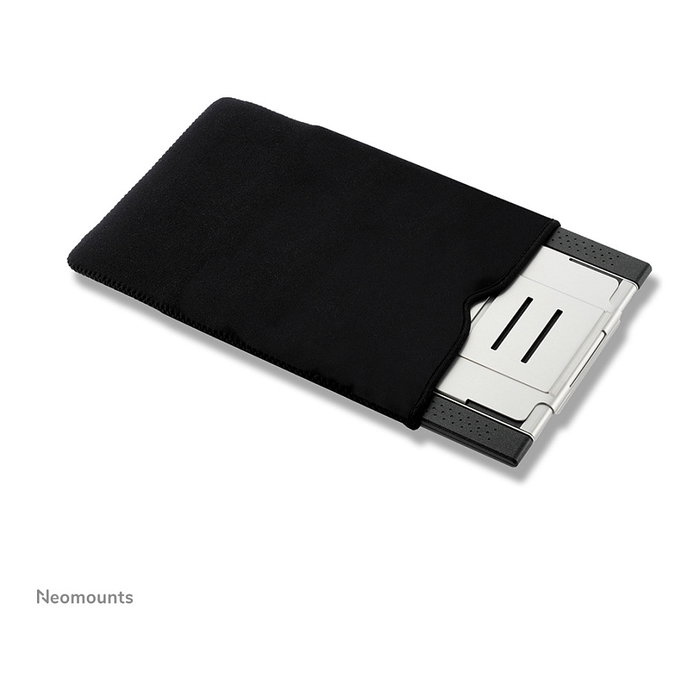 Newstar Soporte Articulado para Portátil y Tablet NSLS100, Ajustable 10-22 Pulgadas, Plegable, Hasta 5 KG, Plata, Aluminio