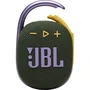 JBL JBLCLIP4GRN Altavoz Bluetooth Clip 4, 5W, Sonido Pro, Ultraportátil, Mosquetón, Resistente al Agua y Polvo, 10h Autonomía, Verde