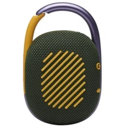 JBL JBLCLIP4GRN Altavoz Bluetooth Clip 4, 5W, Sonido Pro, Ultraportátil, Mosquetón, Resistente al Agua y Polvo, 10h Autonomía, Verde JBL JBLCLIP4GRN Altavoz Bluetooth Clip 4, 5W, Sonido Pro, Ultraportátil, Mosquetón, Resistente al Agua y Polvo, 10h Autonomía, Verde