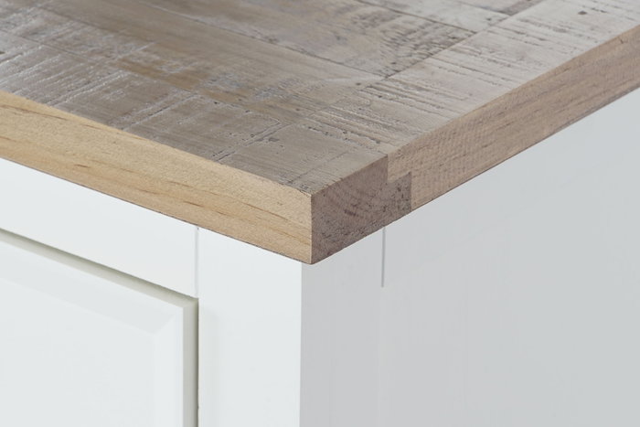 DKD Home Decor Morefond 23 Buffet Tradicional Beige Natural Paulownia 40 x 77 x 122 cm