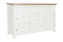 DKD Home Decor Morefond 23 Buffet Tradicional Beige Natural Paulownia 40 x 77 x 122 cm