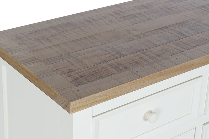 DKD Home Decor Morefond 23 Buffet Tradicional Beige Natural Paulownia 40 x 77 x 122 cm