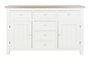 DKD Home Decor Morefond 23 Buffet Tradicional Beige Natural Paulownia 40 x 77 x 122 cm