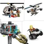LEGO 76949 Jurassic World Ataque del Giganotosaurus y Therizinosaurus, Helicóptero y Figura de Dinosaurio