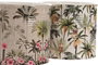 DKD Home Decor Macetero Tropical Verde Multicolor Cerámica 13.6 x 11.8 x 13.6 cm Set de 3