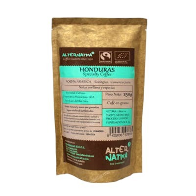 ALTERNATIVA 3 Café Especialidad Grano Honduras Coaquil Bio-FT ALTERNATIVA 3 Café Especialidad Grano Honduras Coaquil Bio-FT